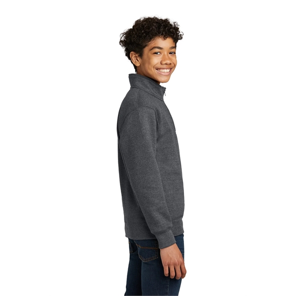 Port & Company Youth Core Fleece 1/4-Zip Pullover Sweatshirt... from ASI 84863 SanMar