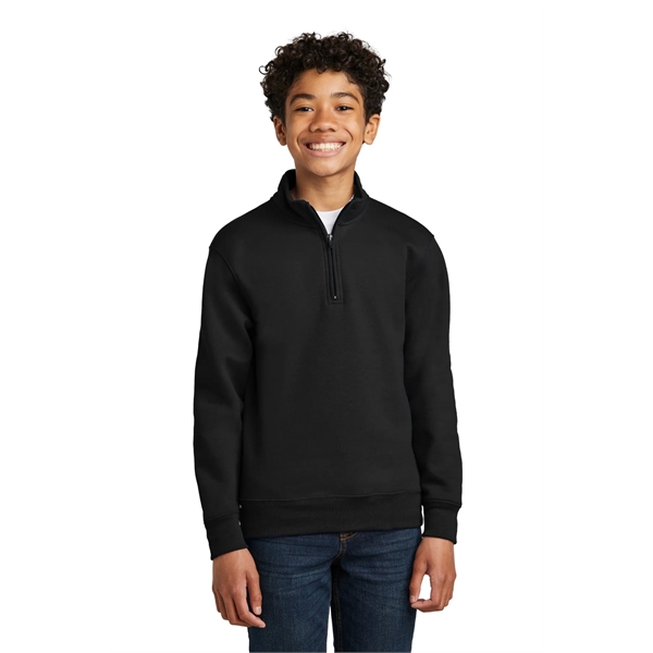 Port & Company Youth Core Fleece 1/4-Zip Pullover Sweatshirt... from ASI 84863 SanMar