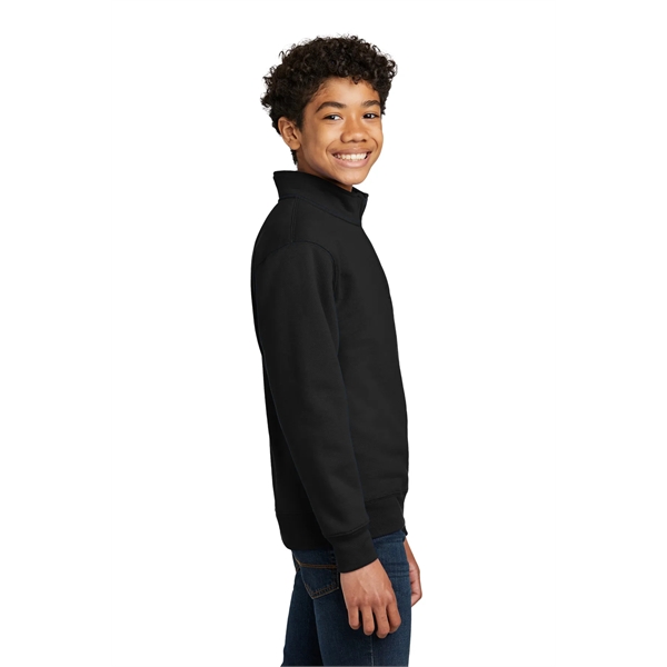Port & Company Youth Core Fleece 1/4-Zip Pullover Sweatshirt... from ASI 84863 SanMar