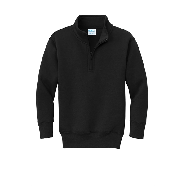 Port & Company Youth Core Fleece 1/4-Zip Pullover Sweatshirt... from ASI 84863 SanMar
