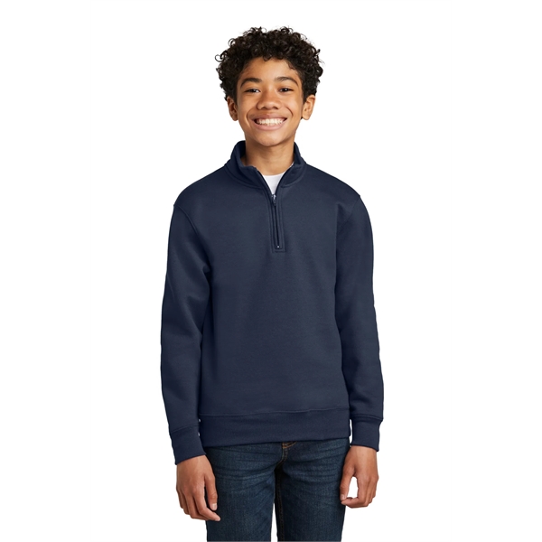 Port & Company Youth Core Fleece 1/4-Zip Pullover Sweatshirt... from ASI 84863 SanMar