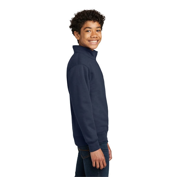 Port & Company Youth Core Fleece 1/4-Zip Pullover Sweatshirt... from ASI 84863 SanMar