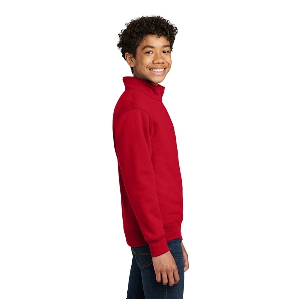 Port & Company Youth Core Fleece 1/4-Zip Pullover Sweatshirt... from ASI 84863 SanMar