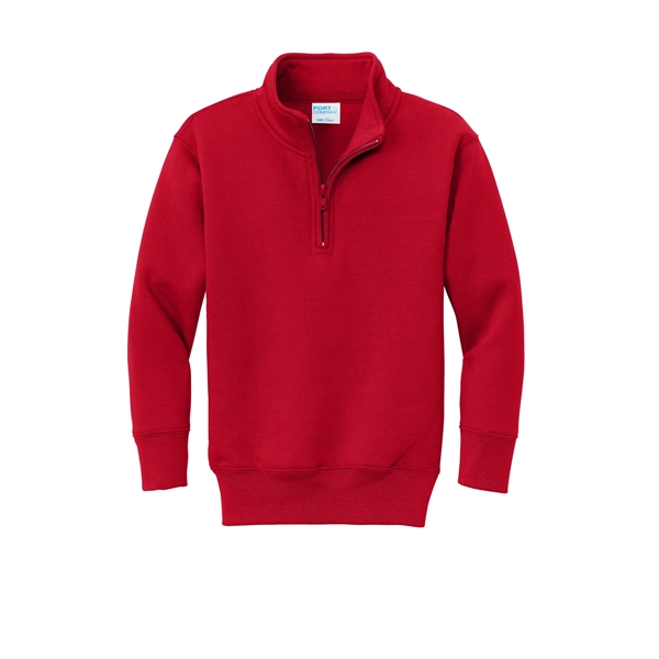 Port & Company Youth Core Fleece 1/4-Zip Pullover Sweatshirt... from ASI 84863 SanMar