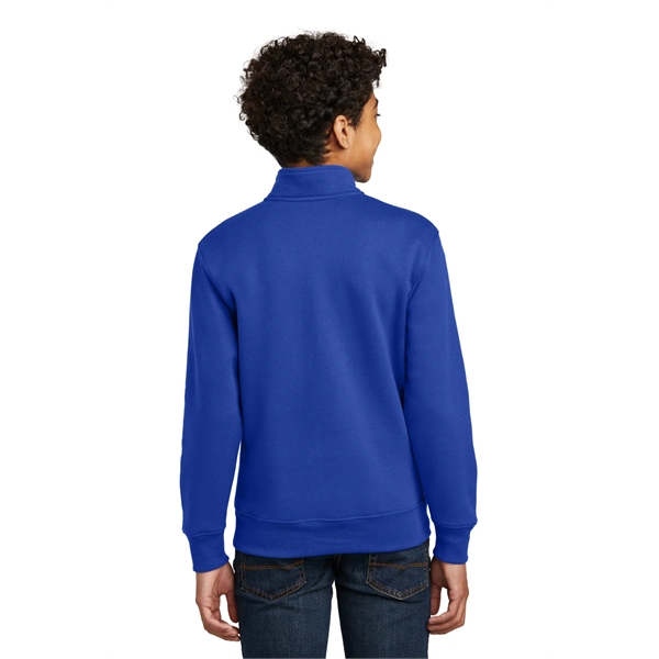 Port & Company Youth Core Fleece 1/4-Zip Pullover Sweatshirt... from ASI 84863 SanMar