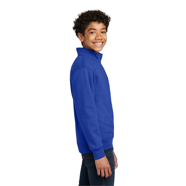 Port & Company Youth Core Fleece 1/4-Zip Pullover Sweatshirt... from ASI 84863 SanMar