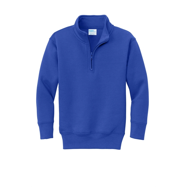 Port & Company Youth Core Fleece 1/4-Zip Pullover Sweatshirt... from ASI 84863 SanMar