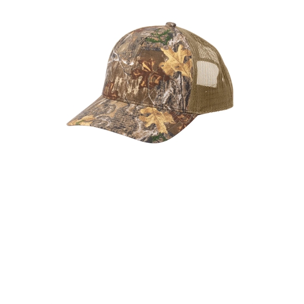 Russell Outdoors Camo Snapback Trucker Cap... from ASI 84863 SanMar