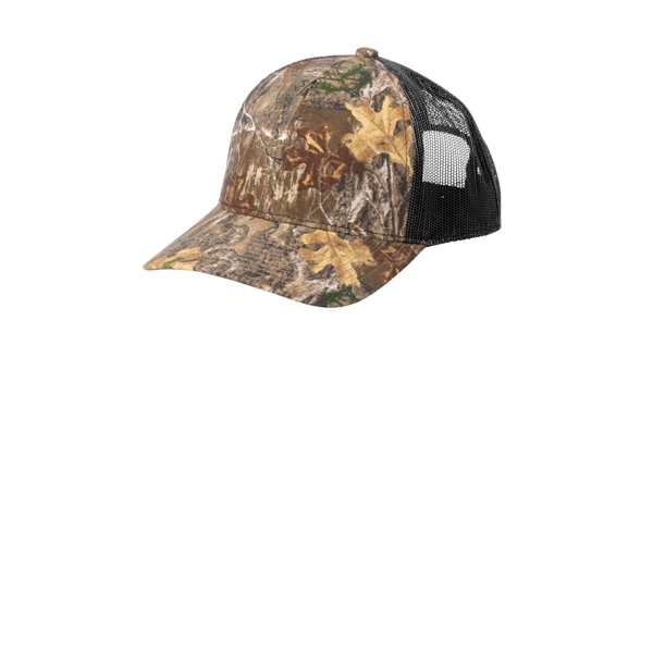 Russell Outdoors Camo Snapback Trucker Cap... from ASI 84863 SanMar