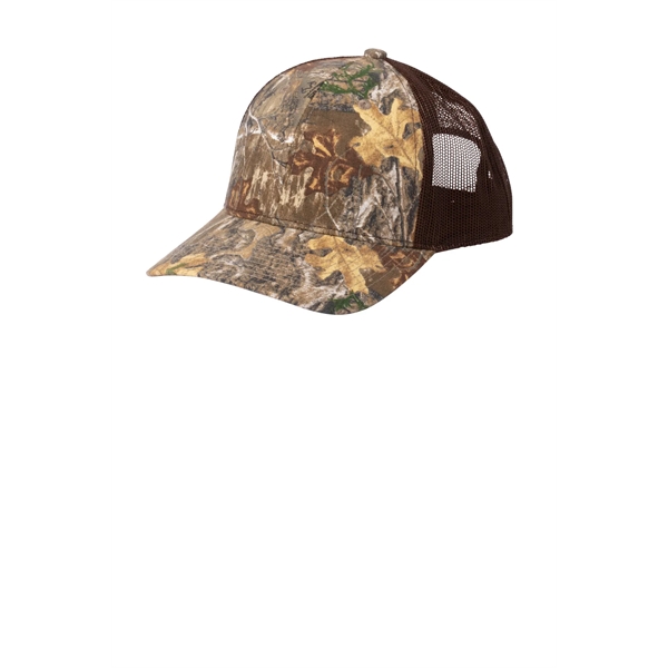 Russell Outdoors Camo Snapback Trucker Cap... from ASI 84863 SanMar