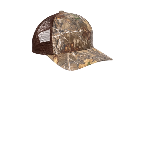 Russell Outdoors Camo Snapback Trucker Cap... from ASI 84863 SanMar