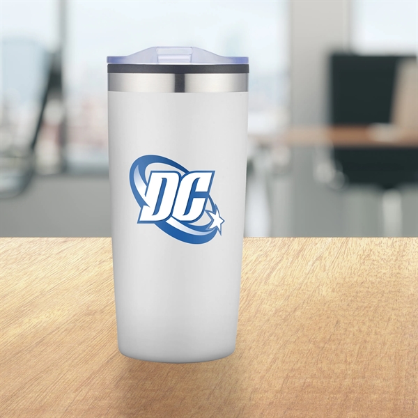 20 oz. stainless steel tumbler with insulating plastic lining and a... from ASI 90807 Tekweld