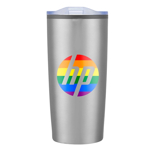 20 oz. stainless steel tumbler with insulating plastic lining and a... from ASI 90807 Tekweld