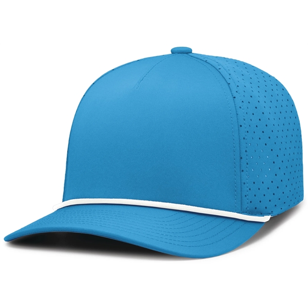 Perforated Snapback Cap with mid-profile crown and 5-panel construction.... from ASI 37461 Augusta Sportswear / Pacific Headwear
