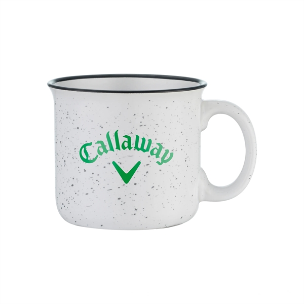 15 oz. speckled ceramic campfire mug with an ergonomic handle.... from ASI 90807 Tekweld