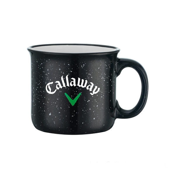 15 oz. speckled ceramic campfire mug with an ergonomic handle.... from ASI 90807 Tekweld