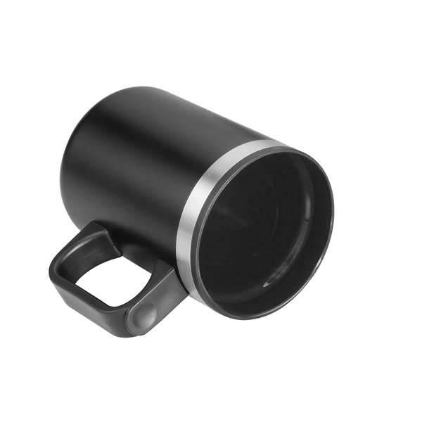 14 oz. stainless steel double wall camping mug with insulating plastic... from ASI 90807 Tekweld