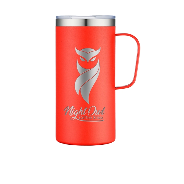 20 oz. stainless steel camping mug with double wall, vacuum insulated... from ASI 90807 Tekweld