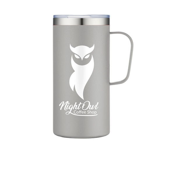 20 oz. stainless steel camping mug with double wall, vacuum insulated... from ASI 90807 Tekweld