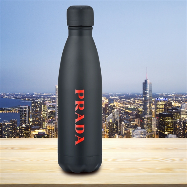 17 oz. stainless steel water bottle with vacuum insulated copper plated... from ASI 90807 Tekweld