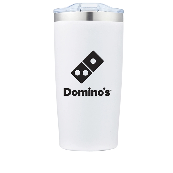 20 oz. double wall stainless steel tumbler with powder coated finish... from ASI 90807 Tekweld