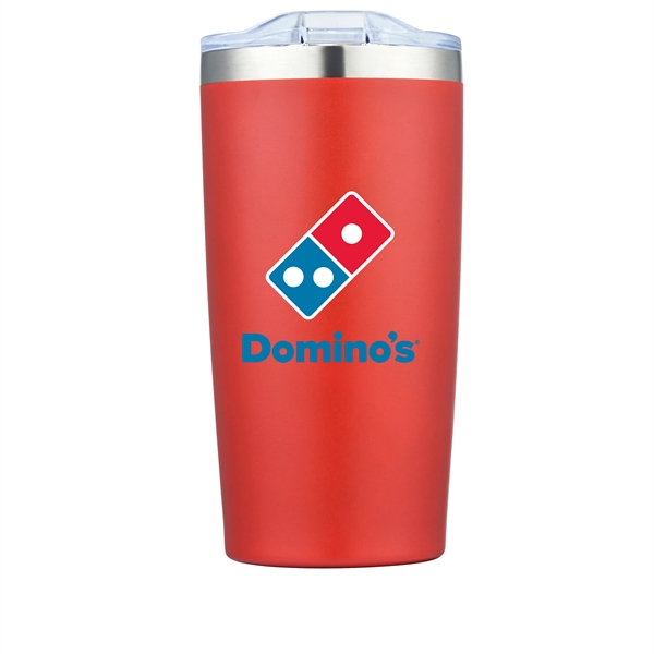 20 oz. double wall stainless steel tumbler with powder coated finish... from ASI 90807 Tekweld