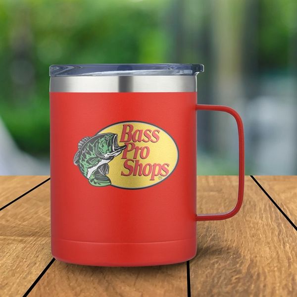 14 oz. stainless steel vacuum insulated mug with a copper plated... from ASI 90807 Tekweld