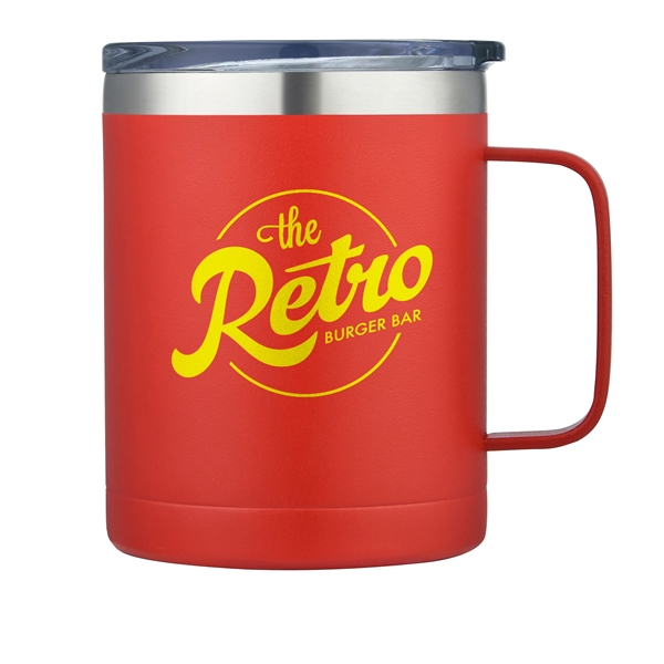 14 oz. stainless steel vacuum insulated mug with a copper plated... from ASI 90807 Tekweld