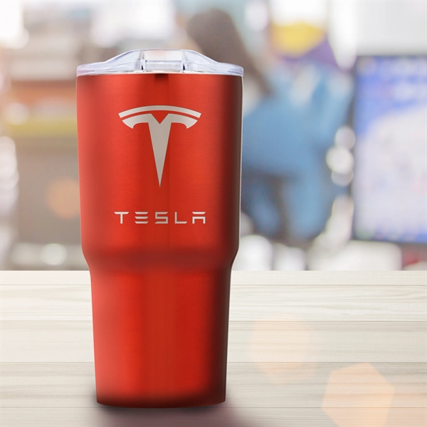 20 oz. double wall stainless steel tumbler with a slide action... from ASI 90807 Tekweld