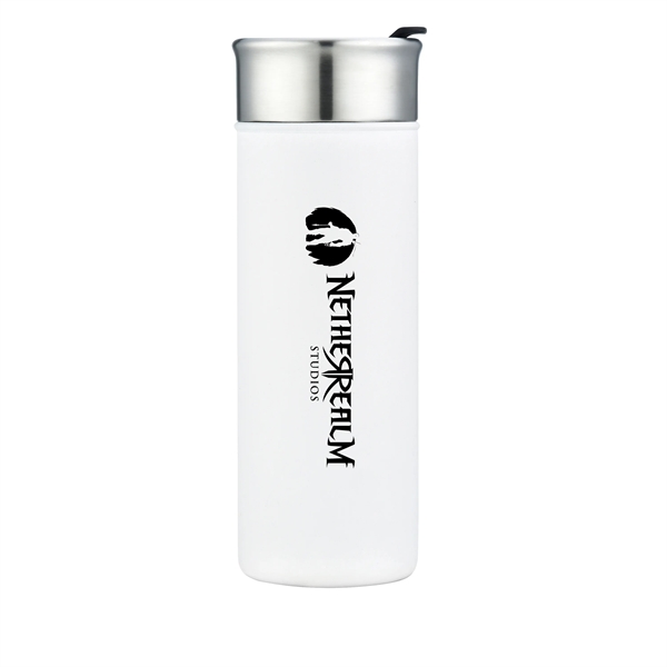 18 oz. stainless steel vacuum insulated tumbler with copper plating liner... from ASI 90807 Tekweld