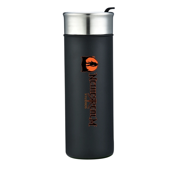 18 oz. stainless steel vacuum insulated tumbler with copper plating liner... from ASI 90807 Tekweld