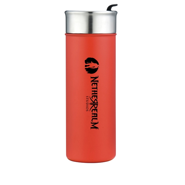 18 oz. stainless steel vacuum insulated tumbler with copper plating liner... from ASI 90807 Tekweld