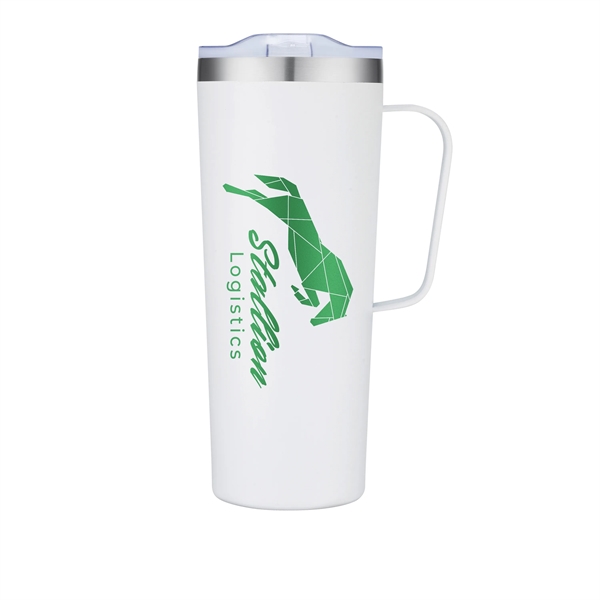 28 oz. double wall vacuum insulated stainless steel travel mug with... from ASI 90807 Tekweld