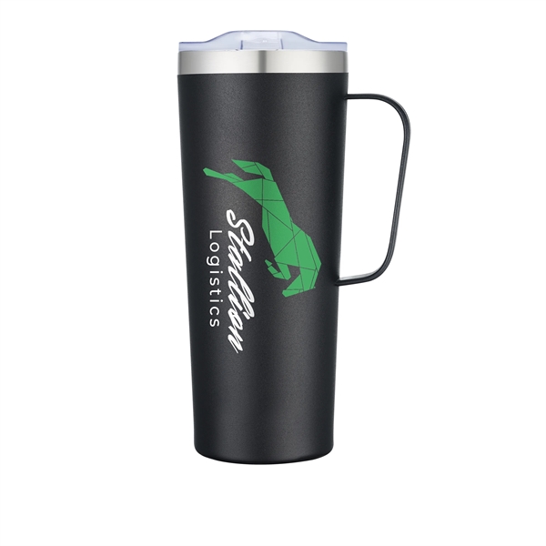28 oz. double wall vacuum insulated stainless steel travel mug with... from ASI 90807 Tekweld