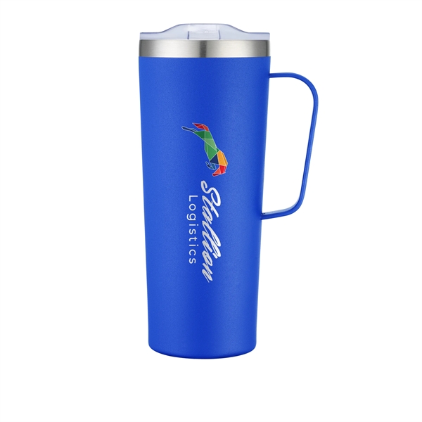 28 oz. double wall vacuum insulated stainless steel travel mug with... from ASI 90807 Tekweld