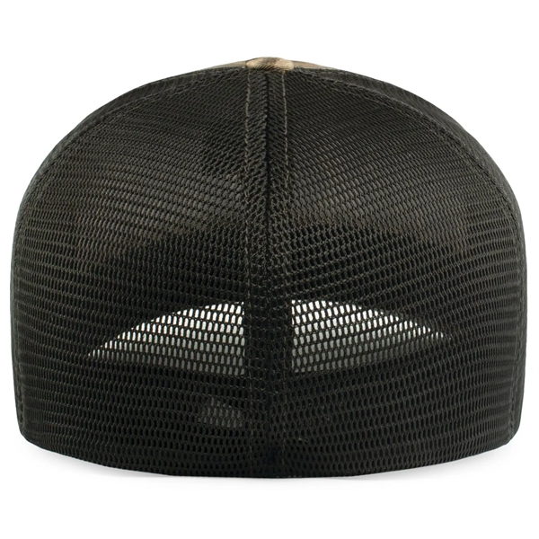 Mossy Oak® Low Profile Trucker PacFlex Cap with pro-stitched finish.... from ASI 37461 Augusta Sportswear / Pacific Headwear