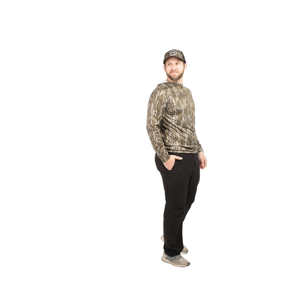 Mossy Oak® Low Profile Trucker PacFlex Cap with pro-stitched finish.... from ASI 37461 Augusta Sportswear / Pacific Headwear