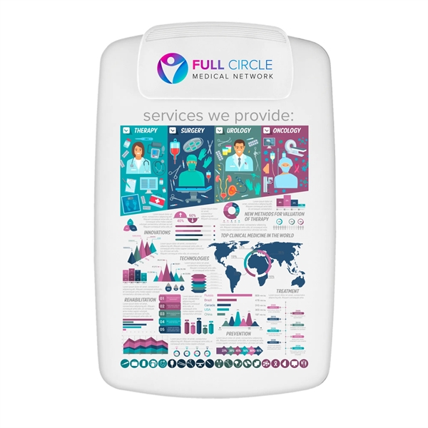 Contour clipboard, white clip size: 2 7/8" x 5 3/4".... from ASI 55990 Garyline