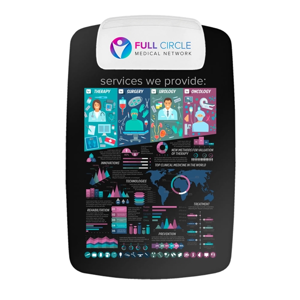 Contour clipboard, white clip size: 2 7/8" x 5 3/4".... from ASI 55990 Garyline