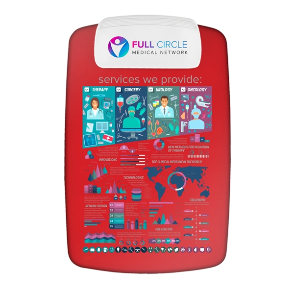 Contour clipboard, white clip size: 2 7/8" x 5 3/4".... from ASI 55990 Garyline