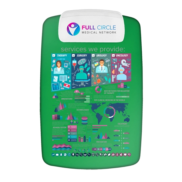 Contour clipboard, white clip size: 2 7/8" x 5 3/4".... from ASI 55990 Garyline