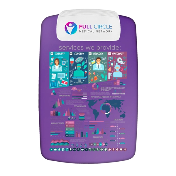 Contour clipboard, white clip size: 2 7/8" x 5 3/4".... from ASI 55990 Garyline