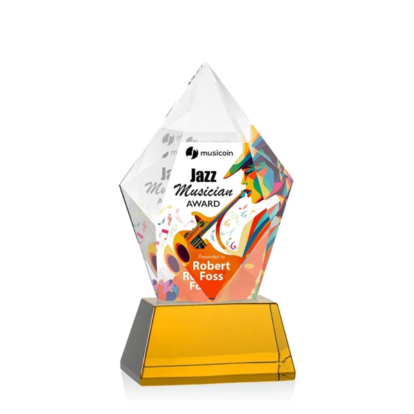 Devron VividPrint™ Award on Base - Amber... from ASI 84592 St Regis Group / St Regis