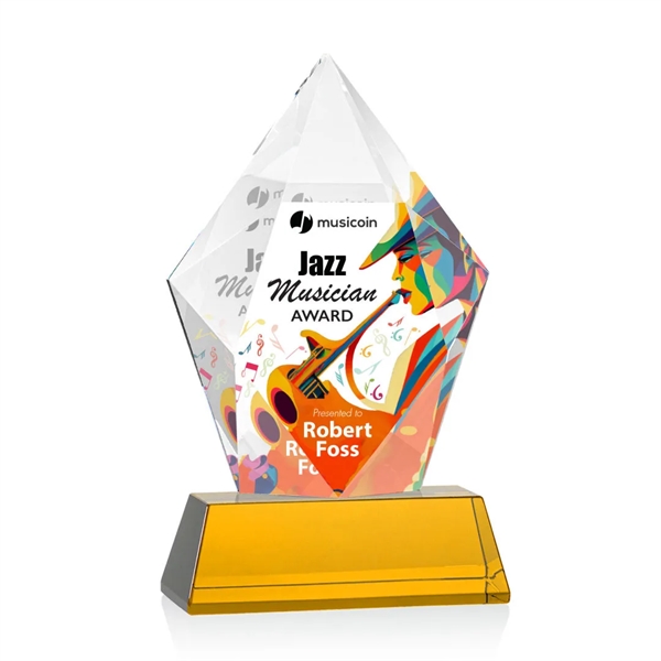 Devron VividPrint™ Award on Base - Amber... from ASI 84592 St Regis Group / St Regis