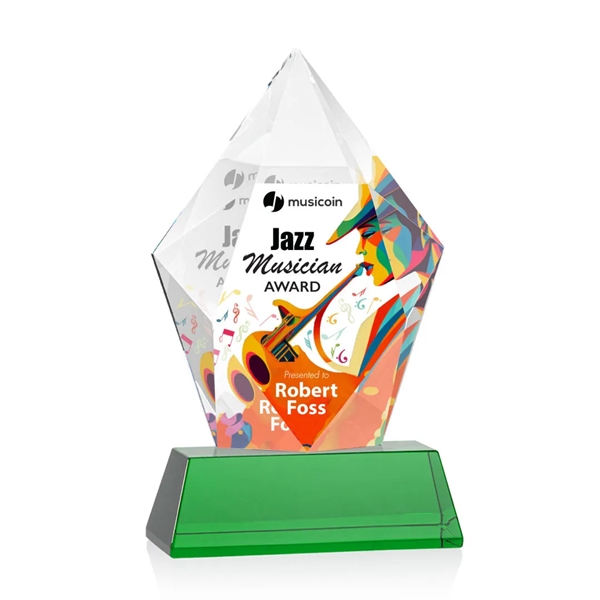 Devron VividPrint™ Award on Base - Green... from ASI 84592 St Regis Group / St Regis