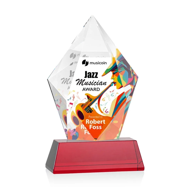 Devron VividPrint™ Award on Base - Red... from ASI 84592 St Regis Group / St Regis