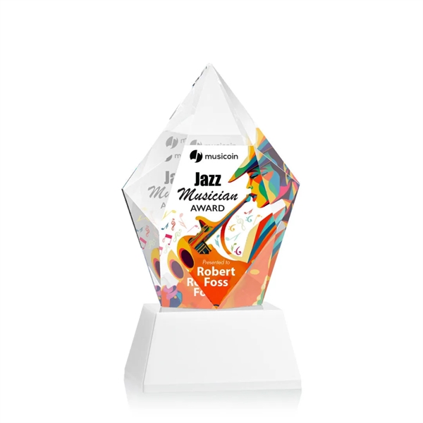 Devron VividPrint™ Award on Base - White... from ASI 84592 St Regis Group / St Regis