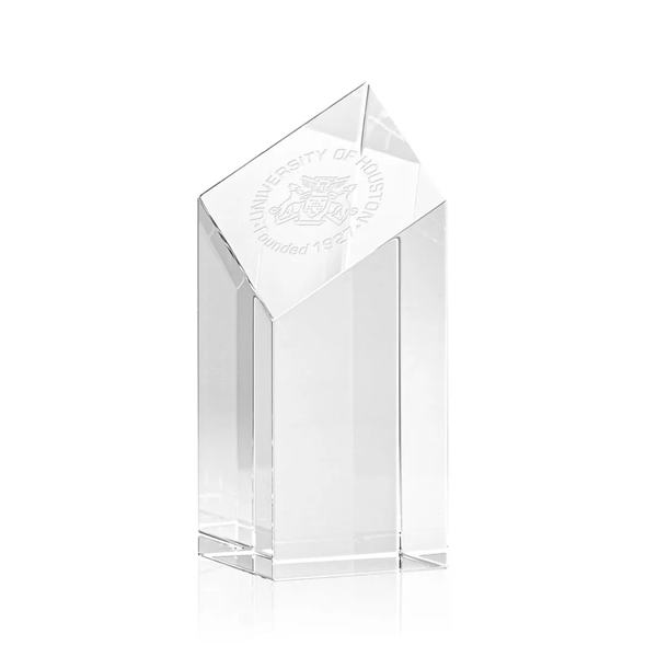 The Barone Award is a remarkably thick Optical Crystal Diamond Tower... from ASI 84592 St Regis Group / St Regis