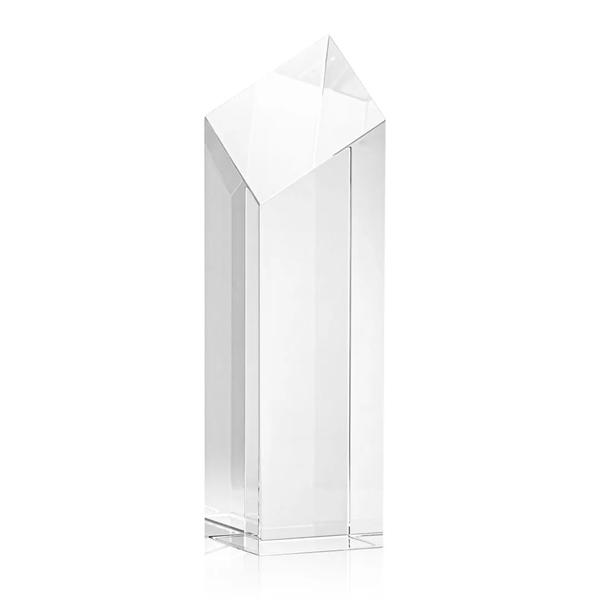 The Barone Award is a remarkably thick Optical Crystal Diamond Tower... from ASI 84592 St Regis Group / St Regis