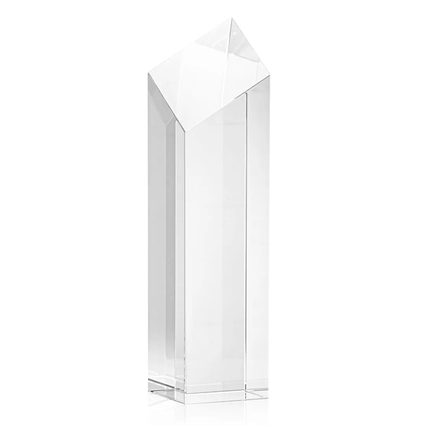 The Barone Award is a remarkably thick Optical Crystal Diamond Tower... from ASI 84592 St Regis Group / St Regis
